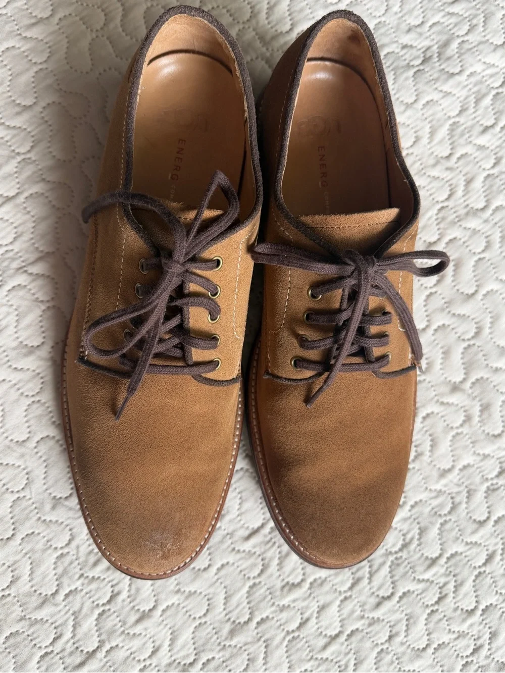 UGG Jovic Buck Men’s Chesnut Tan Suede With ENERG Comfort System Insole Size 10